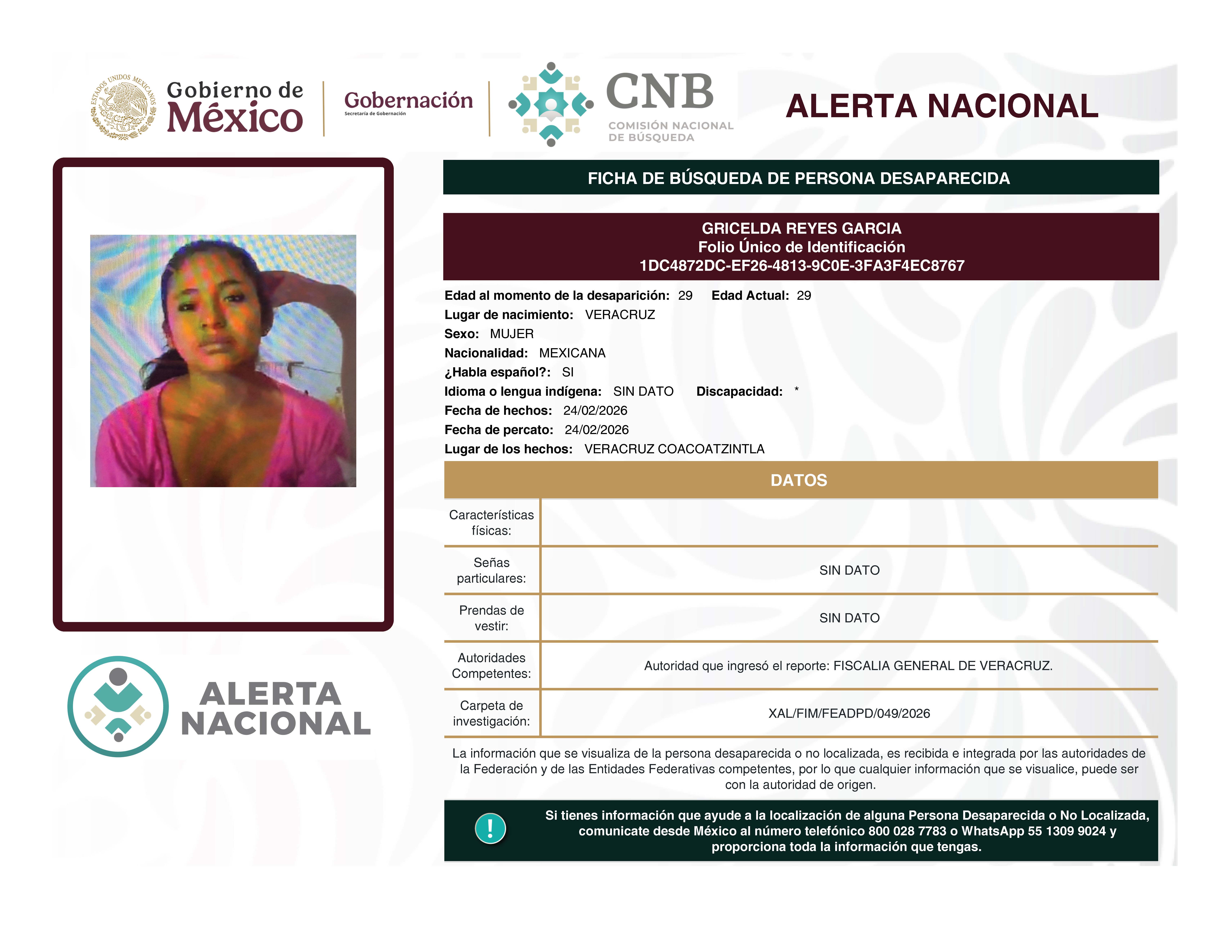 GRICELDA REYES GARCIA