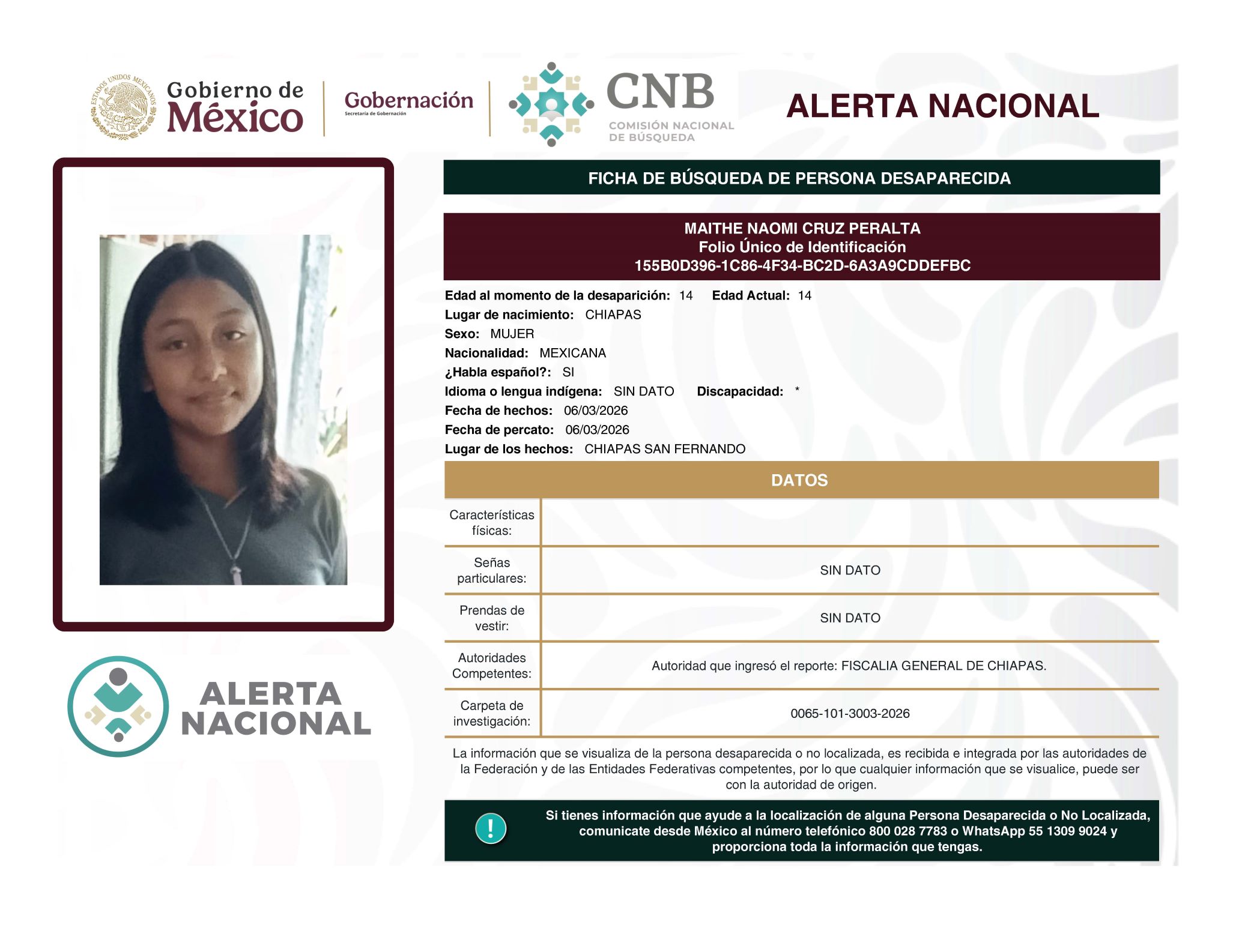 MAITHE NAOMI CRUZ PERALTA