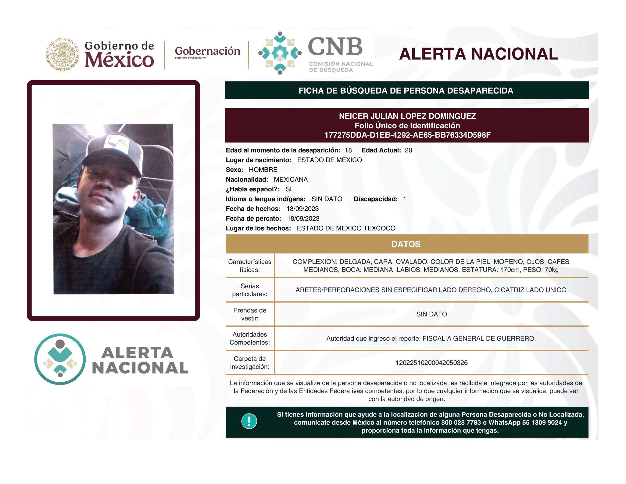 NEICER JULIAN LOPEZ DOMINGUEZ