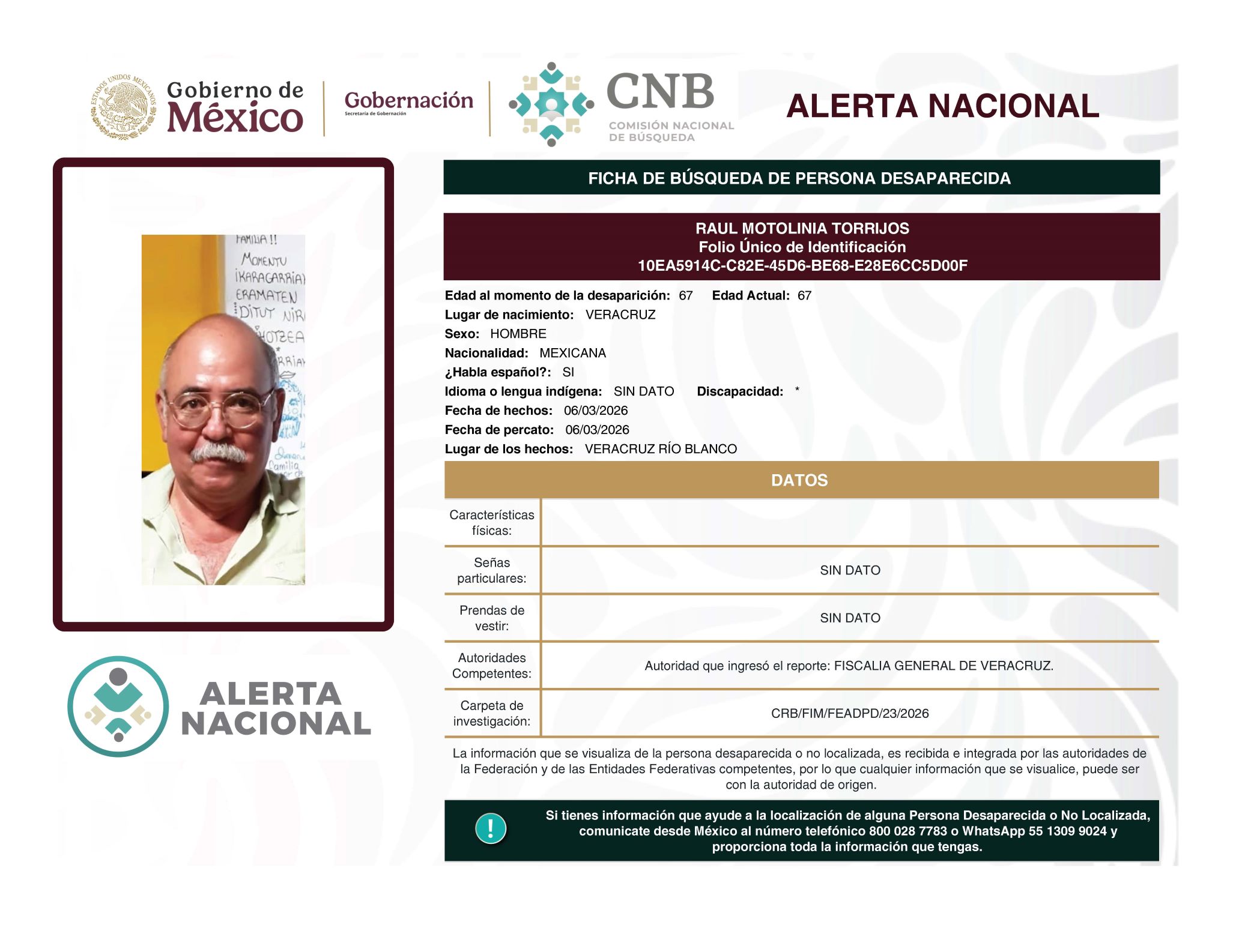 RAUL MOTOLINIA TORRIJOS