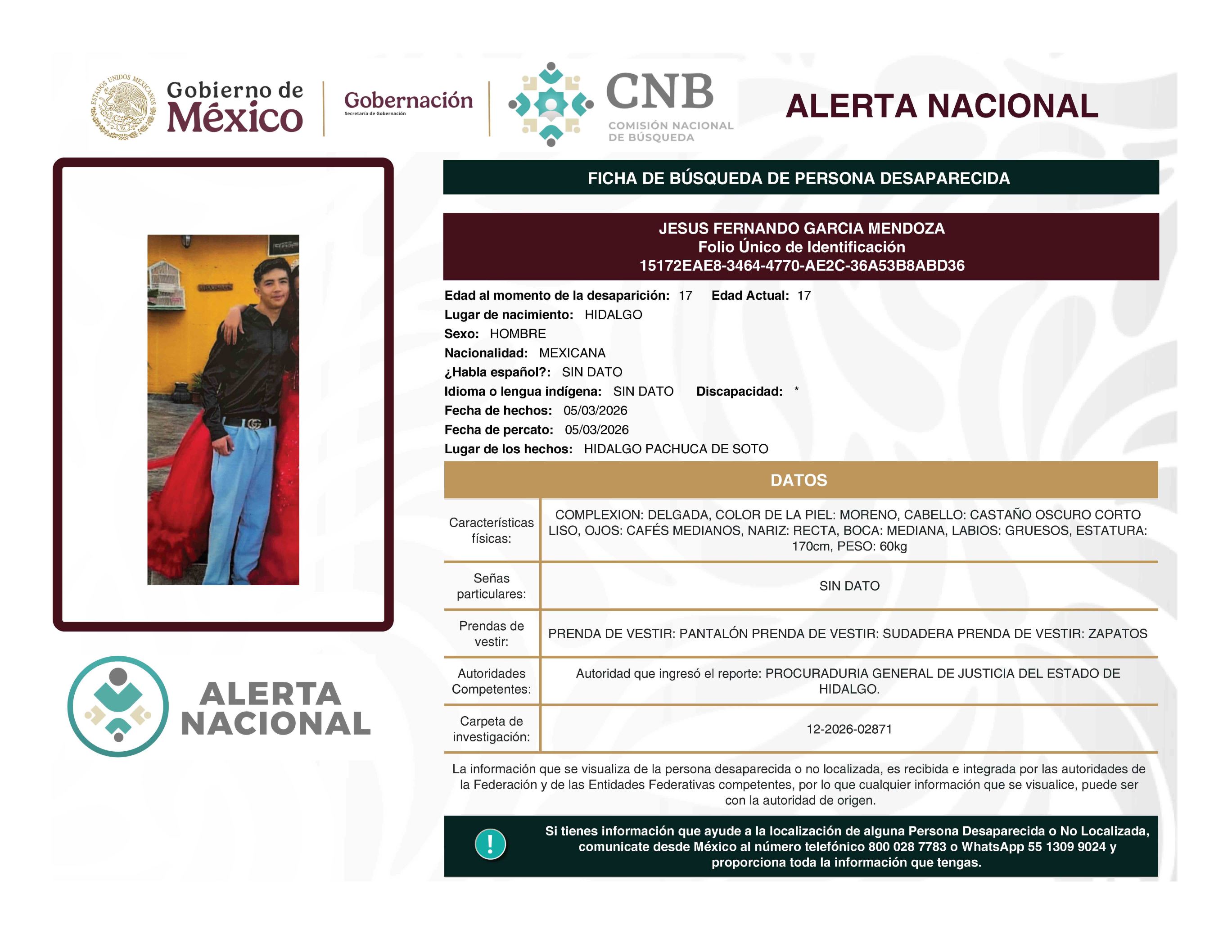 JESUS FERNANDO GARCIA MENDOZA