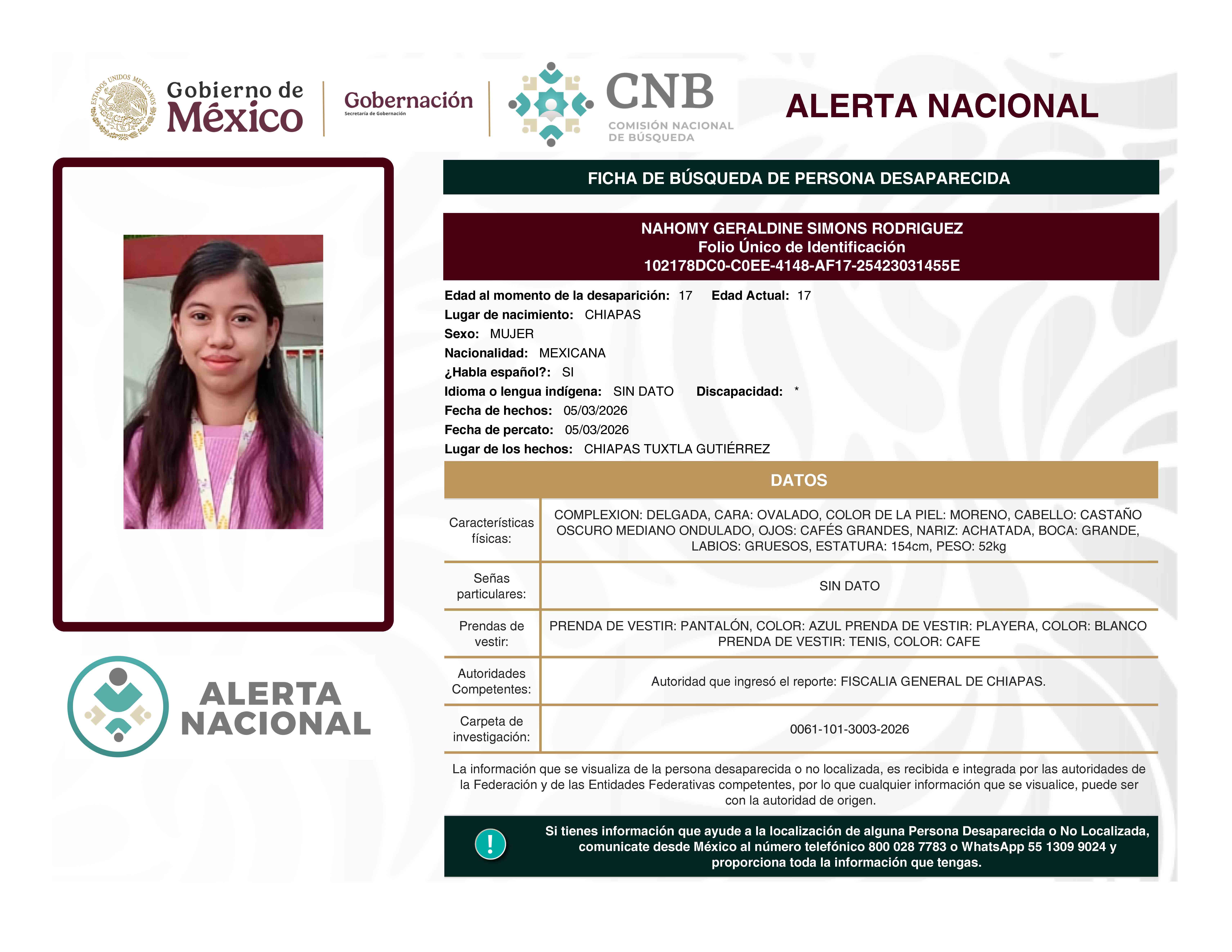 NAHOMY GERALDINE SIMONS RODRIGUEZ