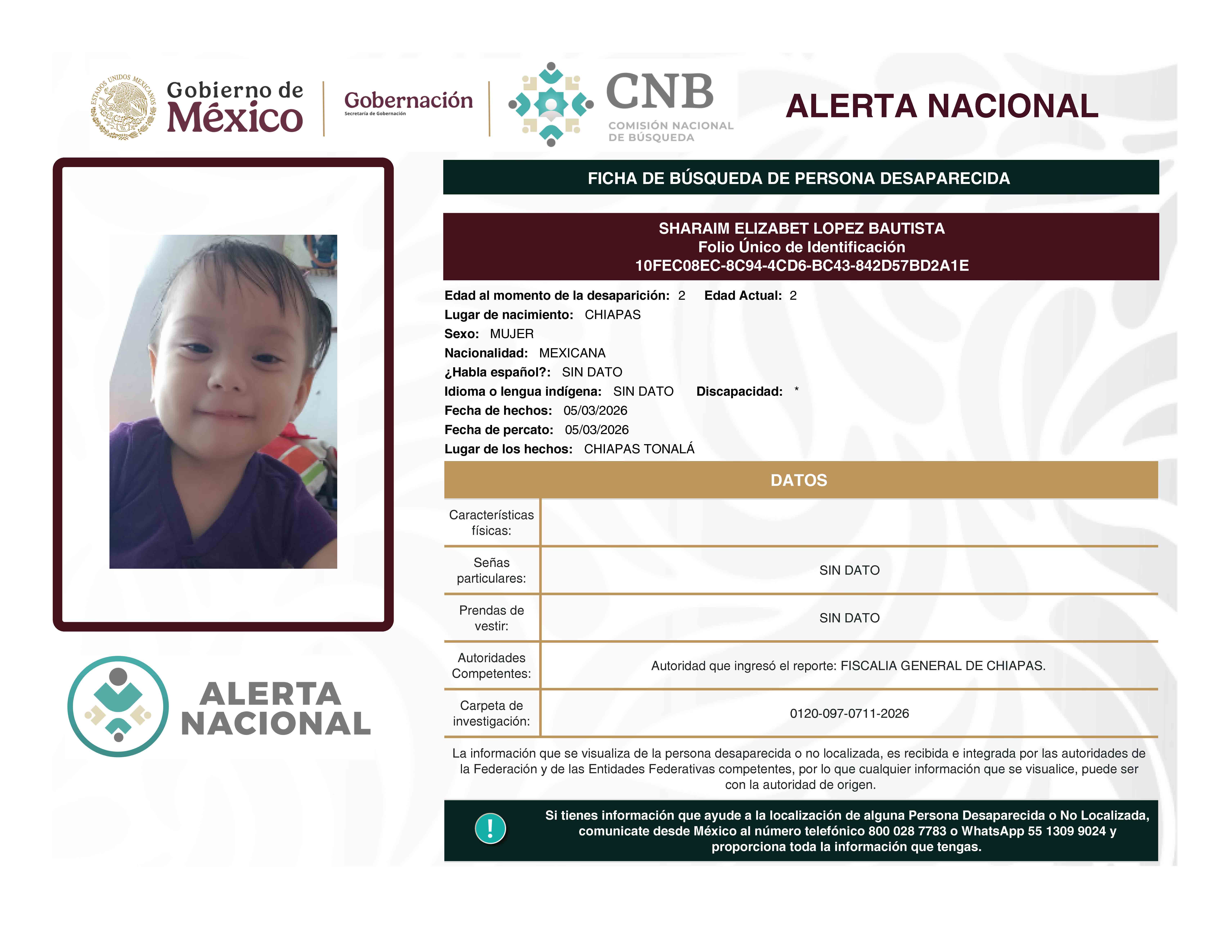 SHARAIM ELIZABET LOPEZ BAUTISTA
